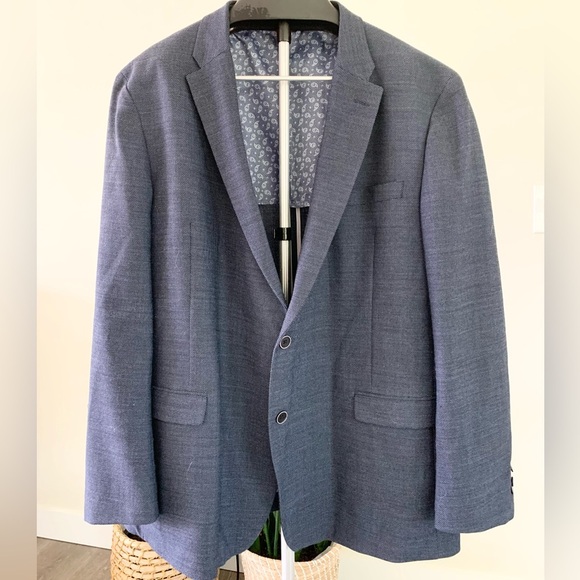 Men’s Tommy Hilfiger Textured Wool Blazer - Picture 1 of 8